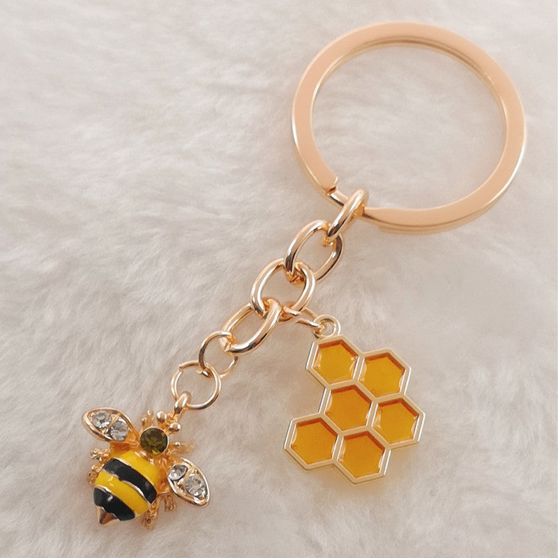 Lindo colgante de esmalte de insectos, geometría de moda