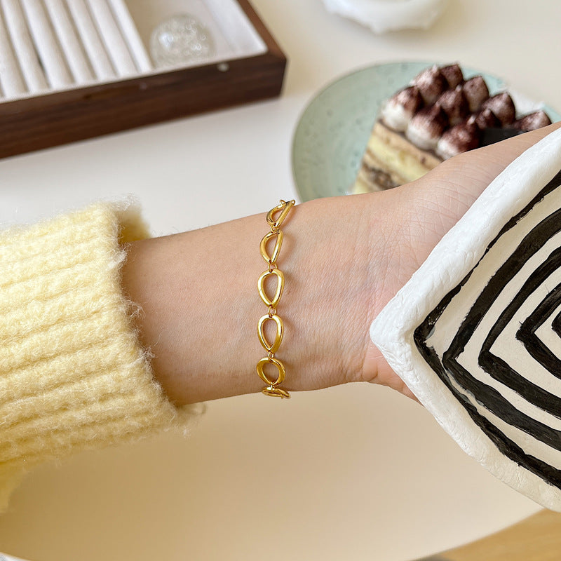 Water Drop Ring Personalized Bracelet Female