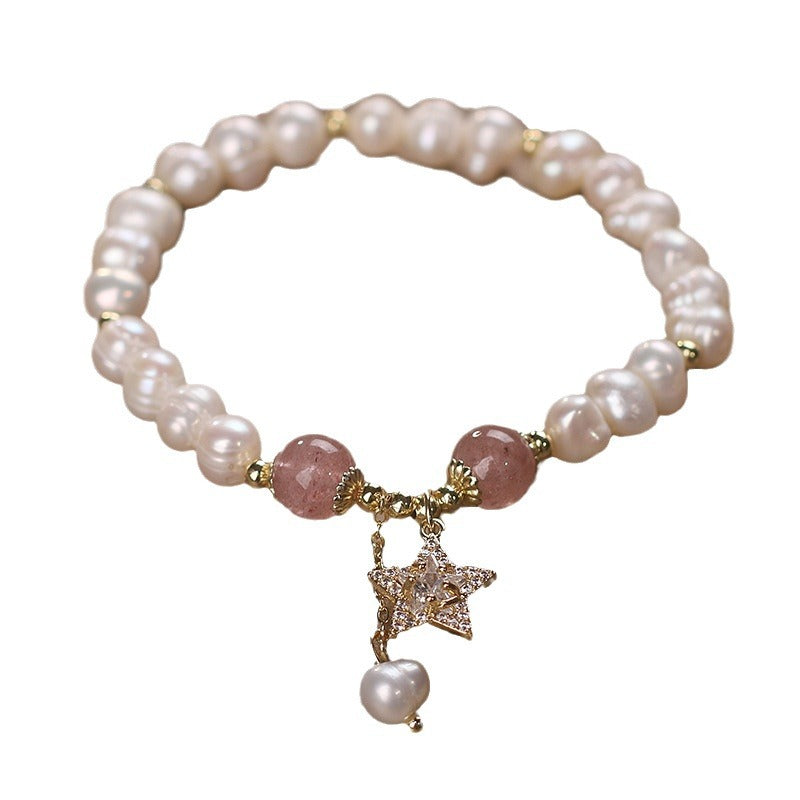 Pulsera de perlas naturales de agua dulce: lujo asequible y a la moda