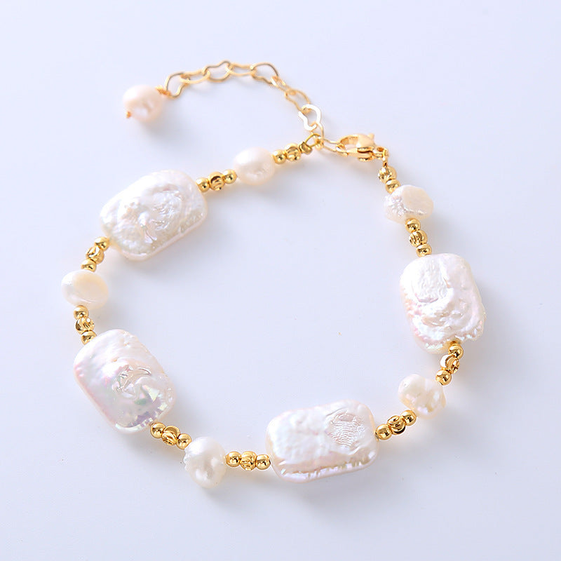 Vintage Natural Pearl Bracelet Bracelet Women's Accessories