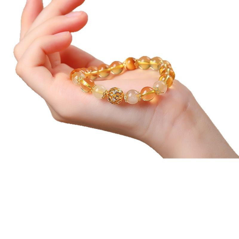 Putuo Mountain Natural Citrine Bracelet Gift For Ladies