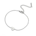 Mode Edelstahl 26 Englische Buchstaben Mit Herz Anhänger Armband