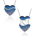 Collar Colgante Corazón Alas de Ángel para Mujer