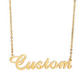 Personalized Stainless Steel Custom Cut Name Necklace Private Custom