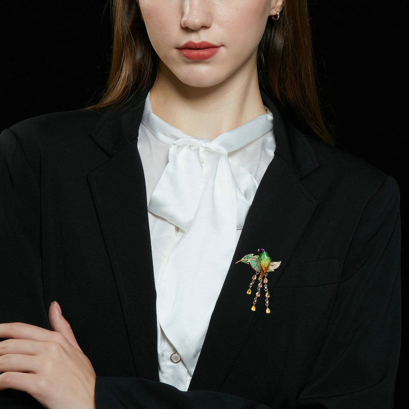 Cardigan-Brosche, Anstecknadel, Damen, Nischen-Design