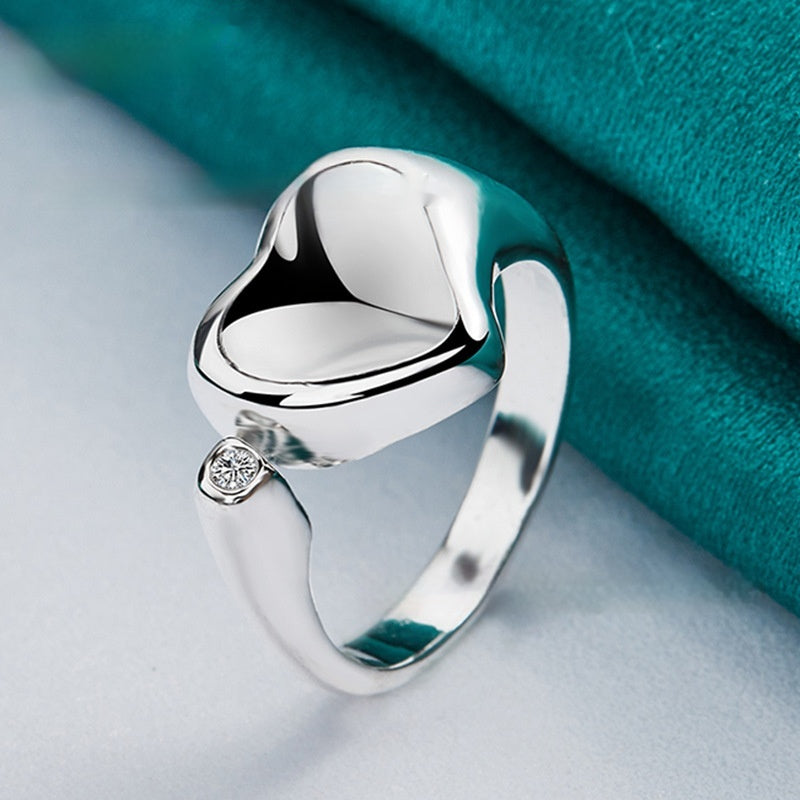 Anillo de boca plateado Accesorios de moda para mujer Joyería