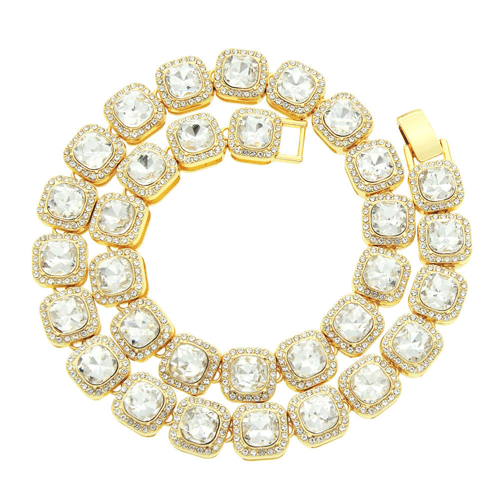 Hipster Punk Flamboyant Accessories Decorated Cuban Chain