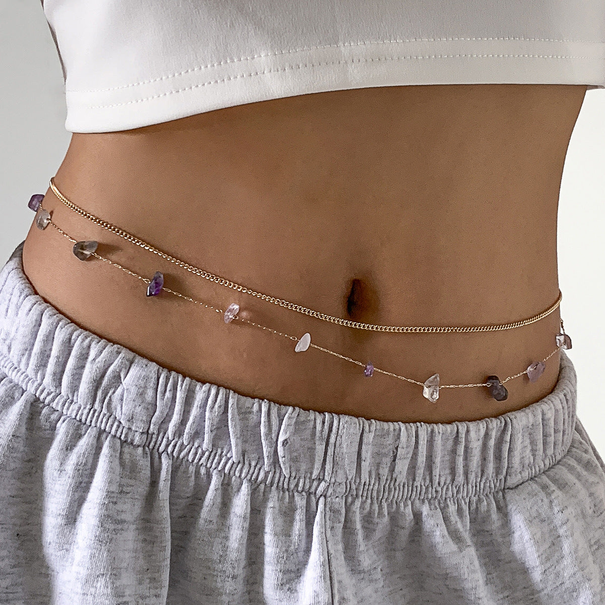Traje de cadena fina de moda para el cuerpo