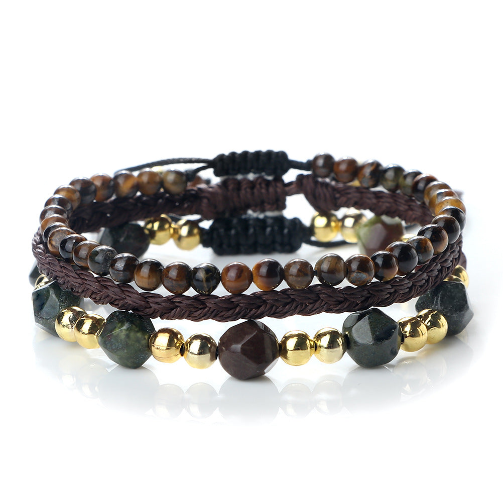 Creative Three-piece Woven Bracelet Adjustable