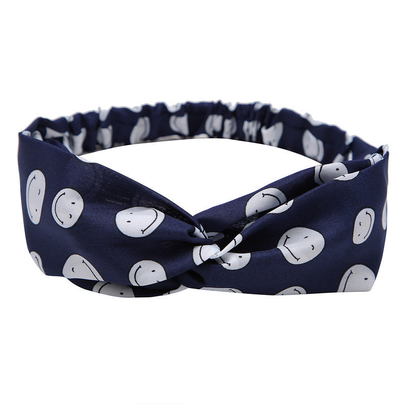Women's Polka Dot Printed Bohemian Sweet Simple Hair Band