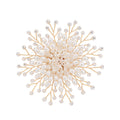 Elegante Anmutige Luxus Perlenbrosche Damenmode All-Match Schneeflocken-Anstecknadel High-End Stilvolle Corsage Mantel Accessoires