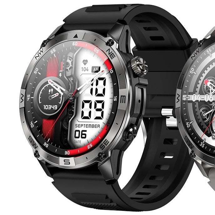 Multifunktionale Höhenmesserdruckkompass Herzfrequenz Blutsauerstoff Sport wasserdichte GPS Smartwatch