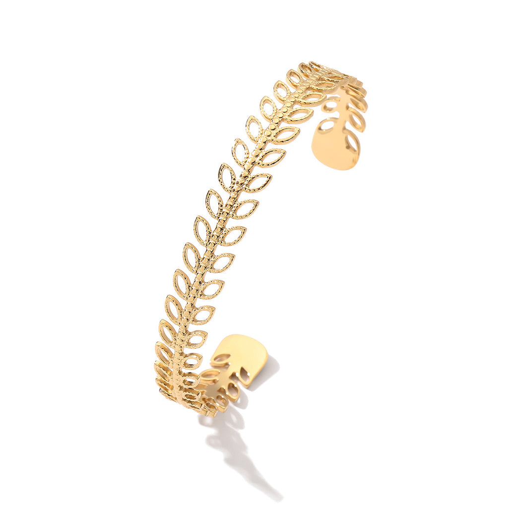 Fashion hohles Edelstahlarmband für Damen
