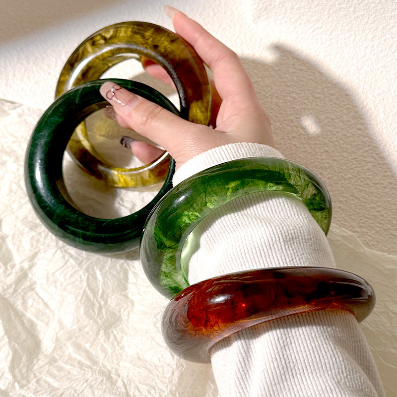 Harz Rund Geometrisch Unregelmäßiges Armband