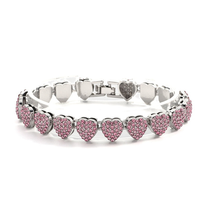Womens Cubic Zirconia Full Diamond Bracelet