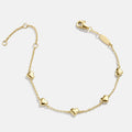 Pulsera de Acero Inoxidable Avanzado, Galvanoplastia al Vacío, Sin Decoloración, Estilo Europeo y Americano