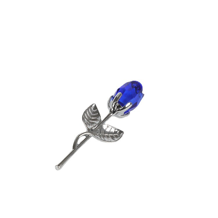 Kristallmetallrose Valentinstag kleines Geschenk Hochzeit