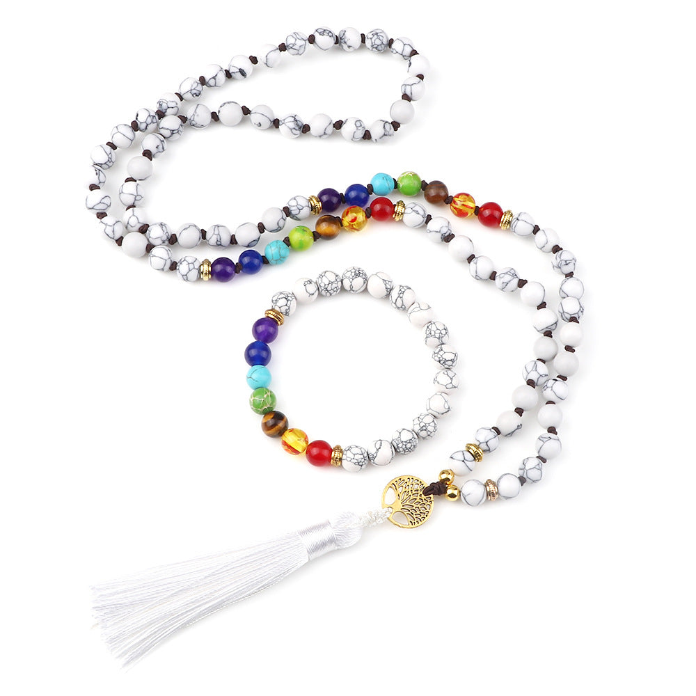 Ethnic Style Colorful Alloy Loose Beads Bracelet