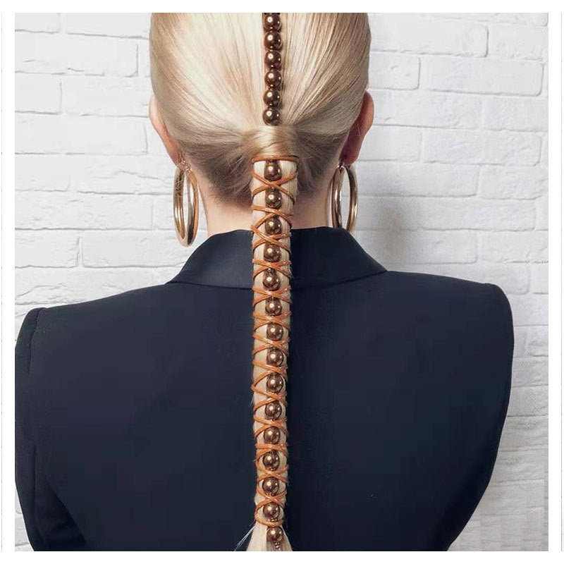 Accesorios para el Cabello con Abalorios para Mujer de Joyería Europea y Americana