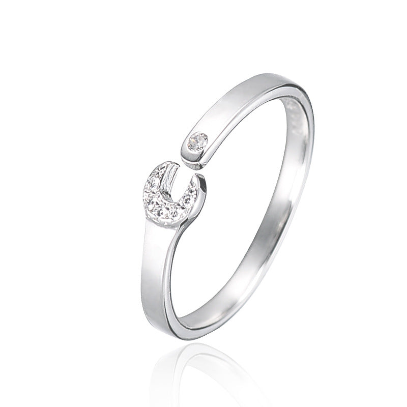 Anillo de pareja Regalo Tanabata Joyería Fabricante de Joyas de Plata