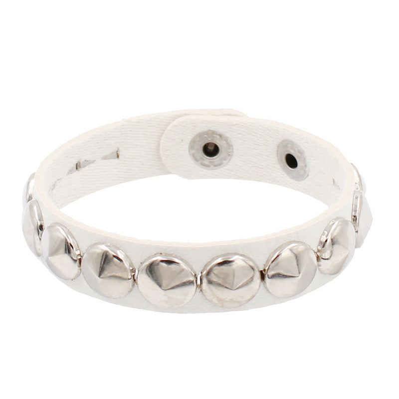 Pulsera de cuero para mujer, tendencias de moda casual