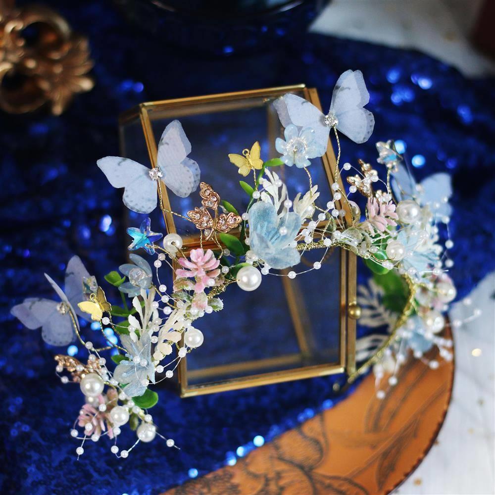 Guirnalda de Mariposas para Actuaciones, Tocado de Hada, Serie MSN, Guirnalda Infantil