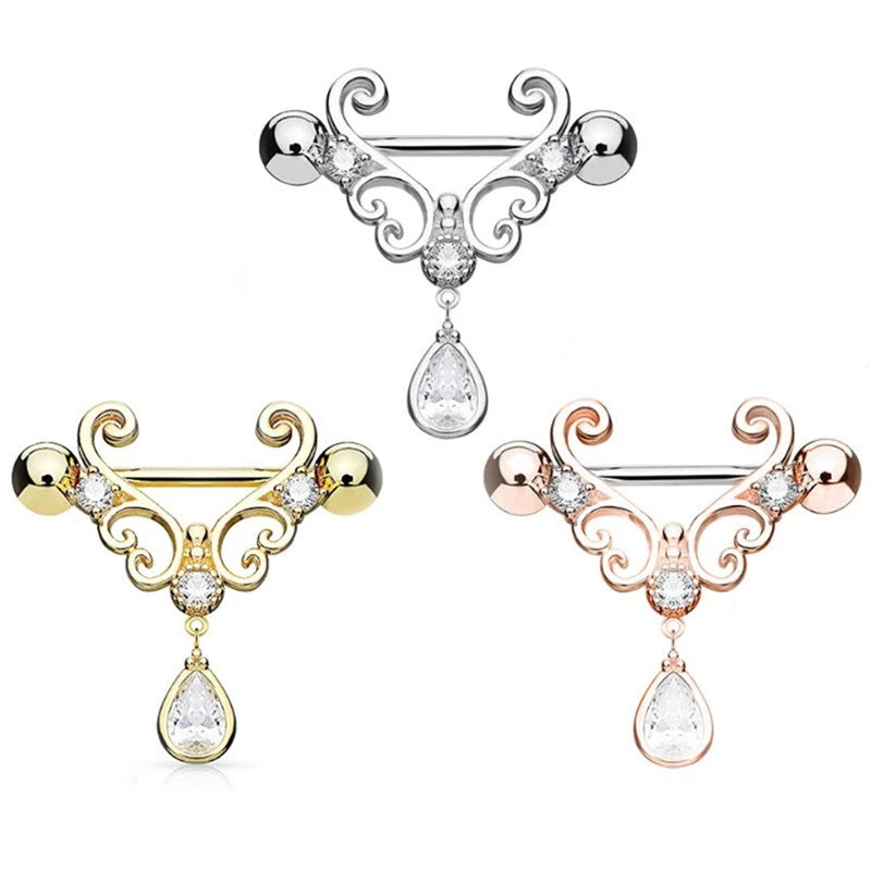 Joyas de acero inoxidable para perforaciones corporales estilo punk