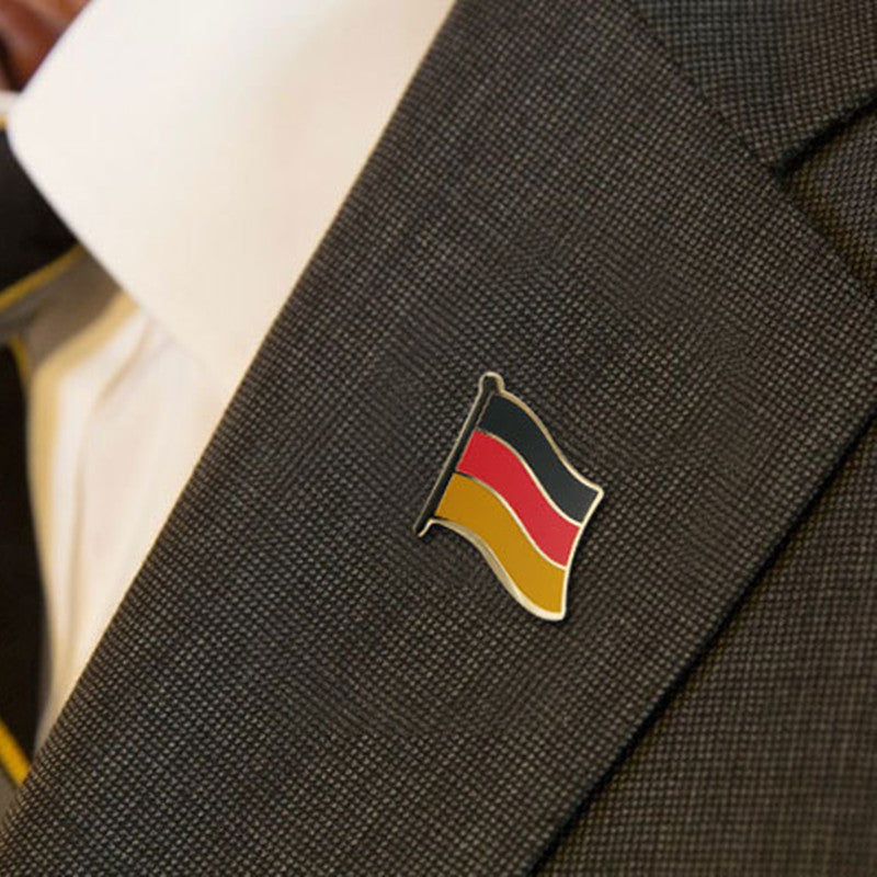 Broche con insignia de pegamento de cristal de la bandera de los Emiratos Árabes Unidos