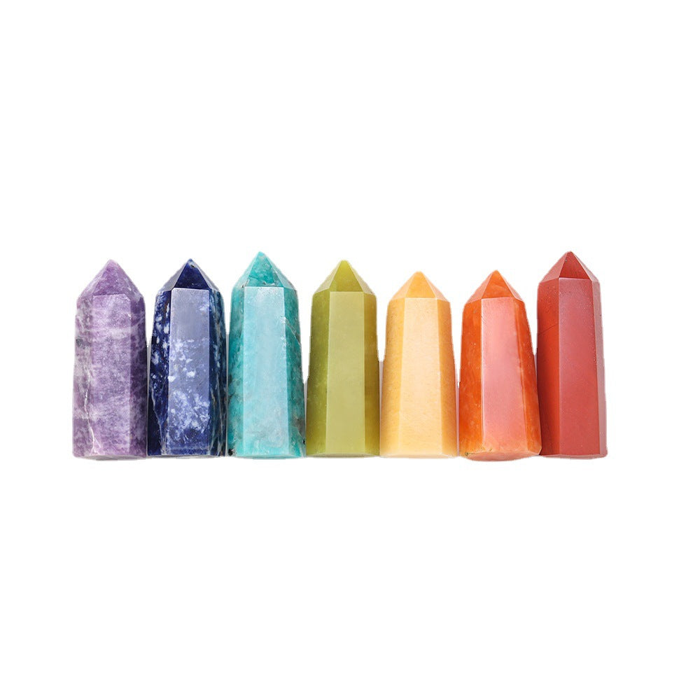 Naturkristall Sechskantprisma Roherz-Exemplar Entmagnetisierungsbox Geschenk