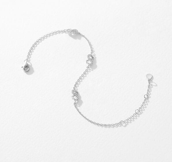 S925 Sterling Silver Mobius Bracelet For Women