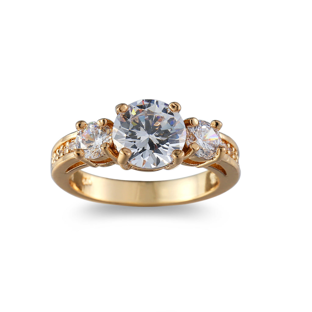 Ring aus weißem Zirkon, kreativer Schmuck