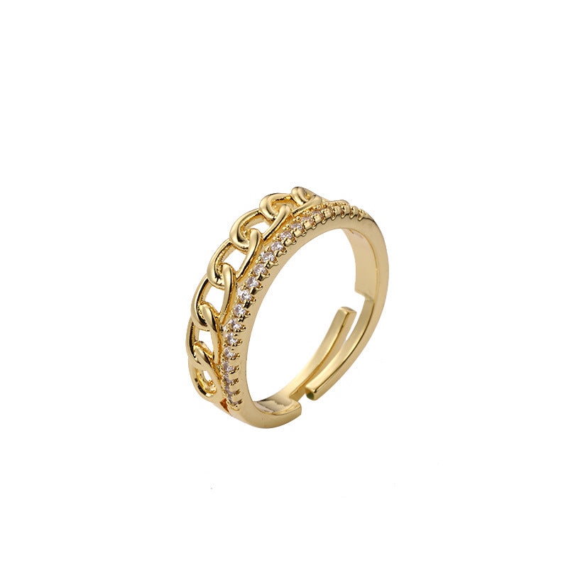 Anillos de cinturón versátiles con personalidad para la moda femenina