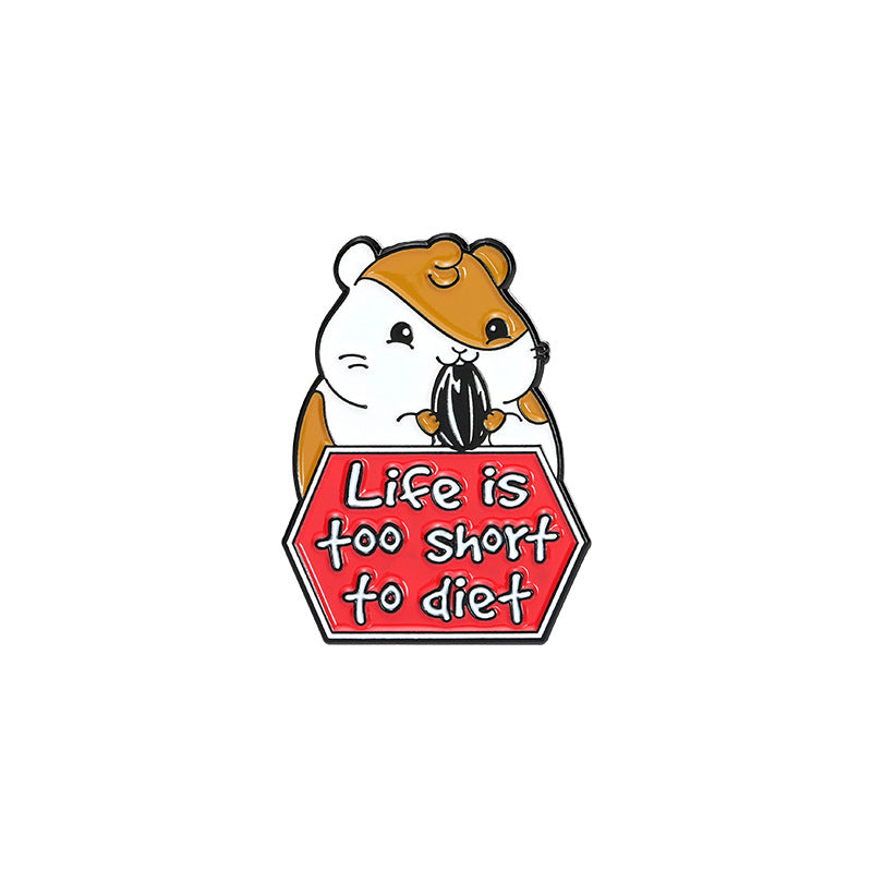 Broche de joyería de la serie de animales lindos creativos de dibujos animados