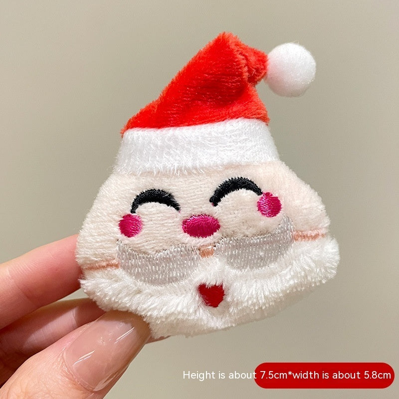 Cartoon Niedlicher Weihnachtsmann Brosche Weihnachts-Festival-Accessoires