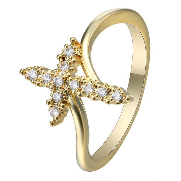 Diamant Christlicher Jesus Kreuz Ring