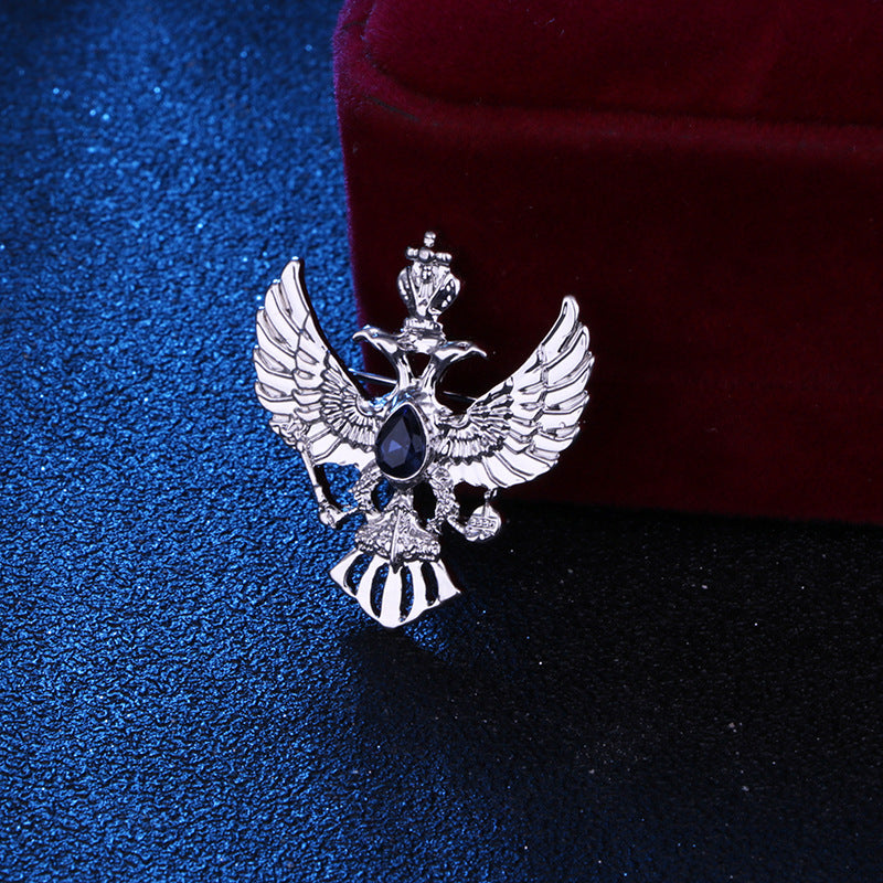 Broche Águila Corona Traje para Hombre