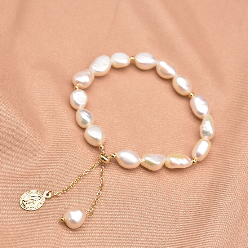 Pearl Bracelet Women's Design Sense Niche Turquoise