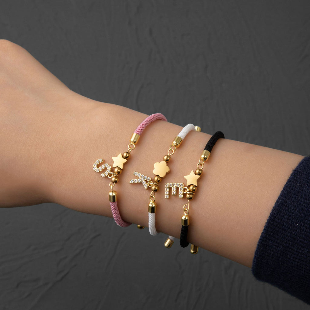 26 Letter Stainless Steel Bracelet