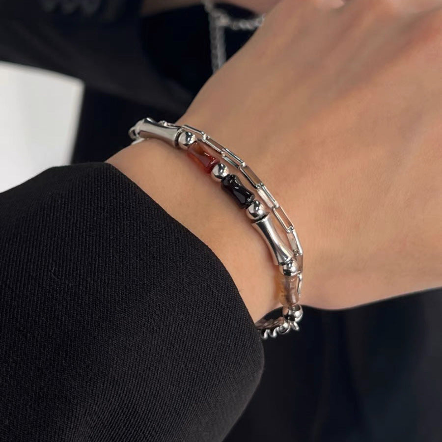 Pulsera para hombre de diseño cubano de nicho