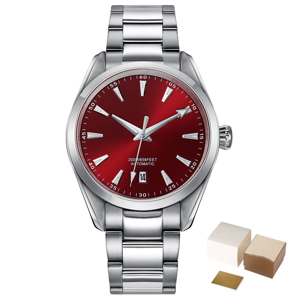 Reloj mecánico automático de acero inoxidable para hombre