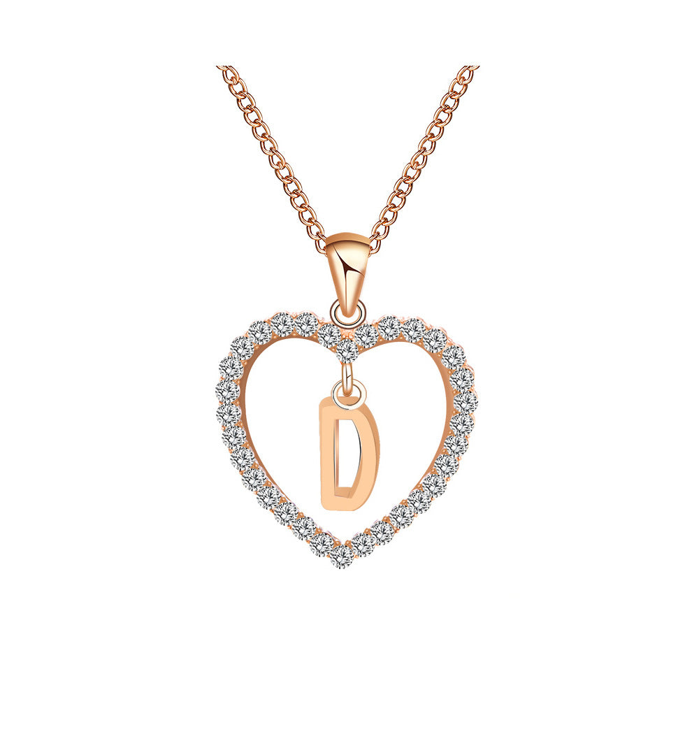 Romantic Love Pendant Necklace For Girls