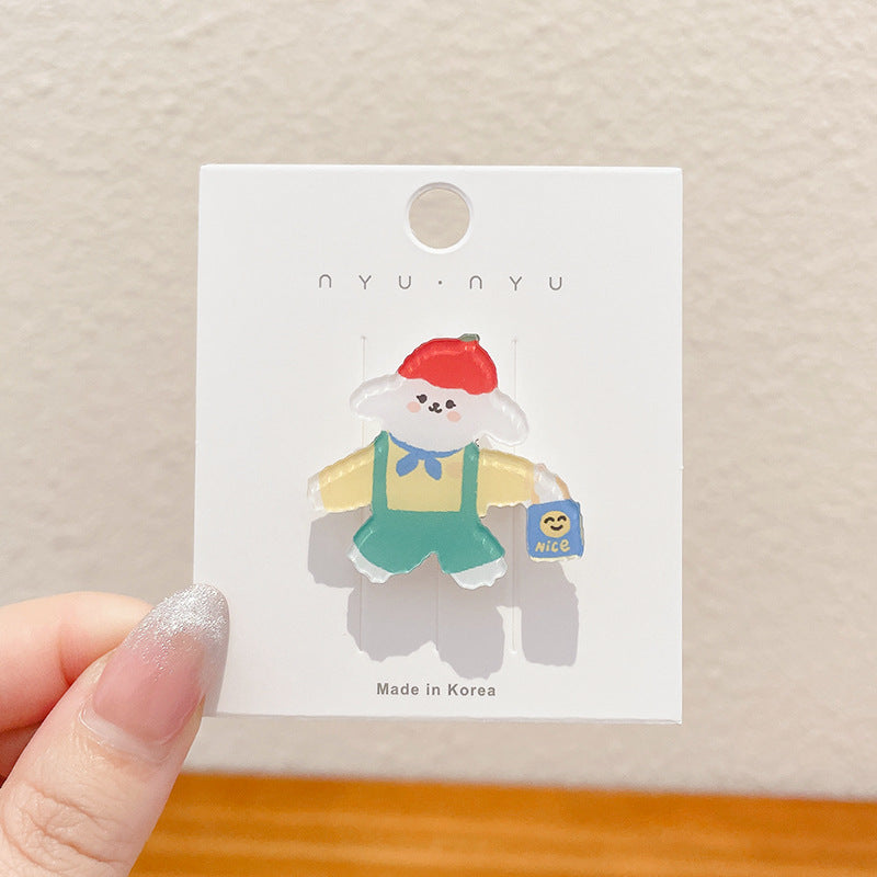 Women's Fashionable Simple And Cute Cartoon Brooch