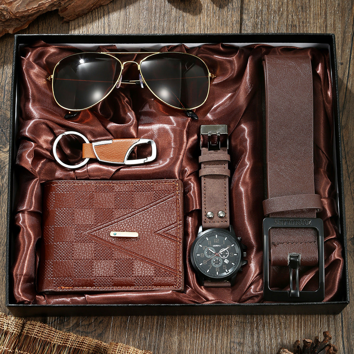 Mode Kreative Quarzuhr Geschenkbox-Set