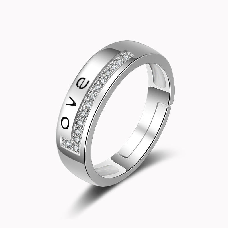Paar Ring Diamant Männer Und Frauen