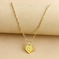26 English Initial Letter Pendant Necklaces For Women