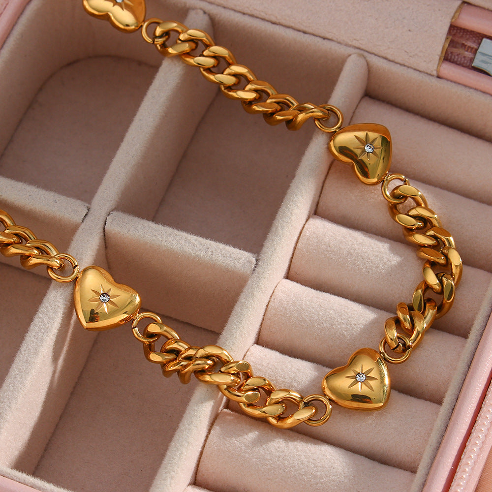 Vintage Fashion Jewelry Stainless Steel Necklace