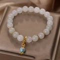Tianshan Jade Armband Damen Retro Chalcedon Maiglöckchen