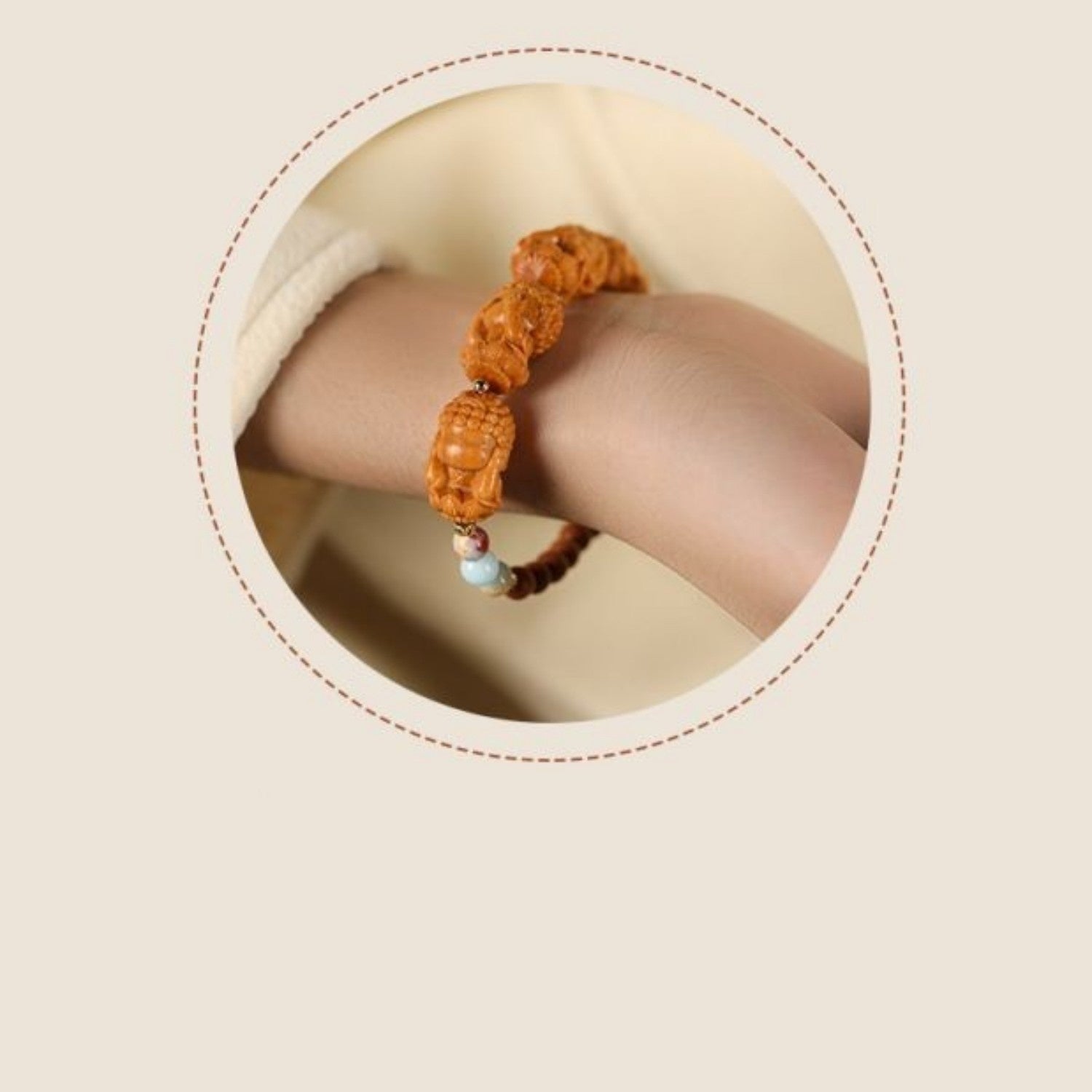Cartoon Cute Four No Buddha Single Loop Bracelet