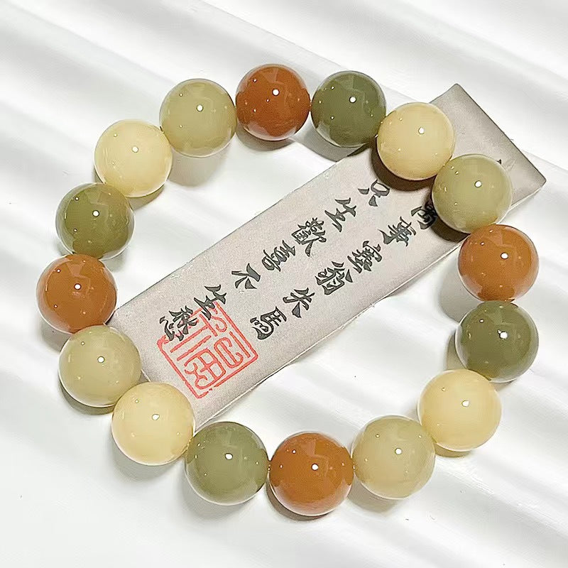 Natural Bodhi Bead Bracelet Old Materials Crafts