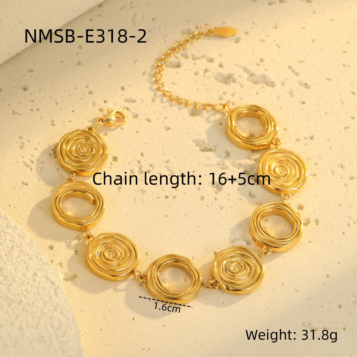 Mode-Halskette, Armband & Halsketten-Set